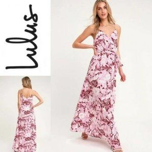 Lulus - NWT - Floral maxi dress